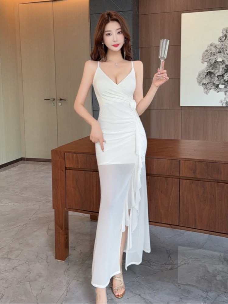 Sexy Long Net Wrap around Body - Wrap Dress Work review and price