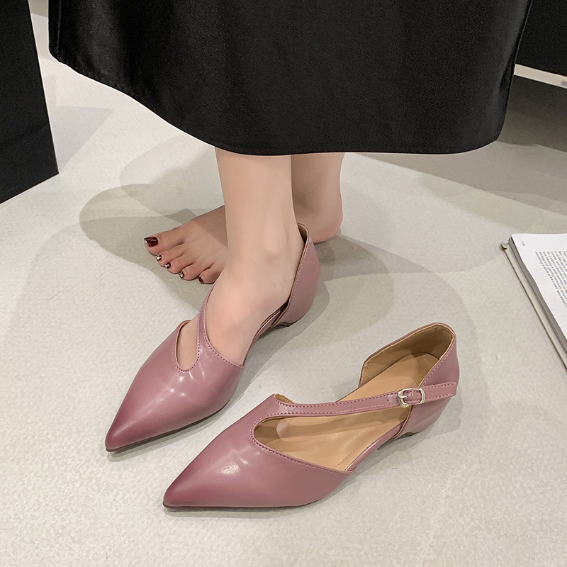 French Pointed Toe Sandals Wom - Pump Heel Block review and price