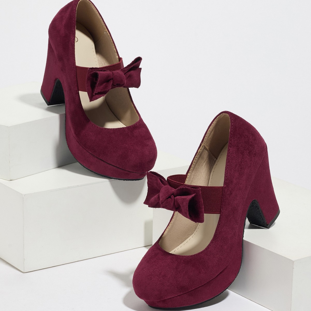 Large size women's  bow Mary J - Women Formal Office Wear Shoes review and price