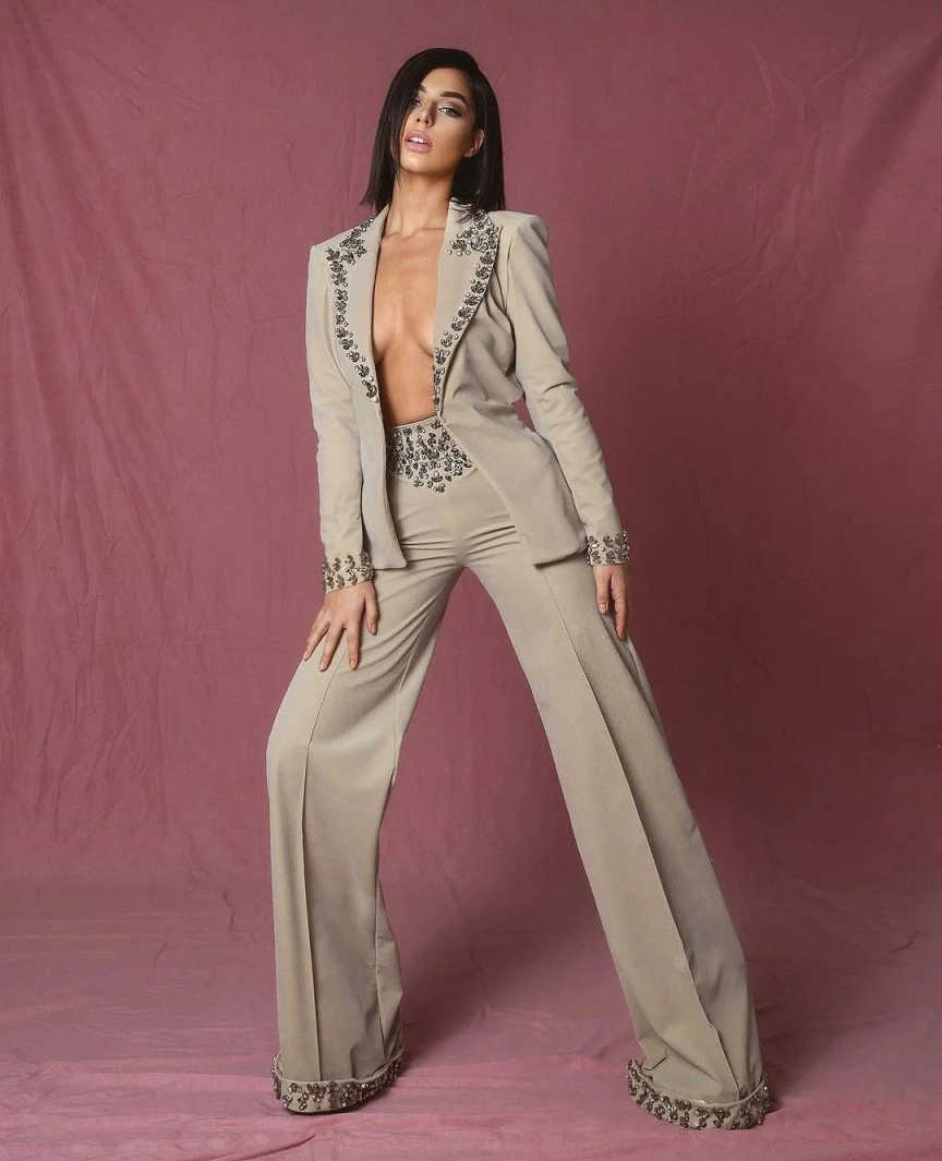 Amazing Rhinestones Women Suit - Women'S Formal Wear Wedding review and price