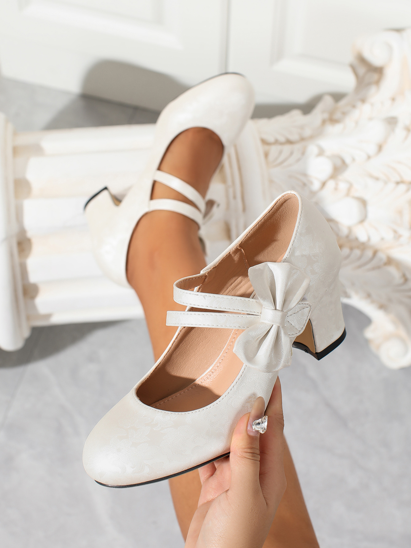 Large size women's shoes bow M - Women Formal Office Wear Shoes review and price