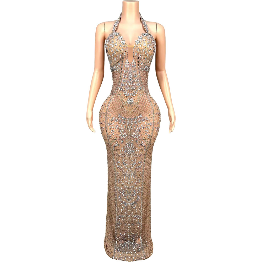 Luxury Crystals Sparkly Mesh E - Women'S Red Formal Wear review and price