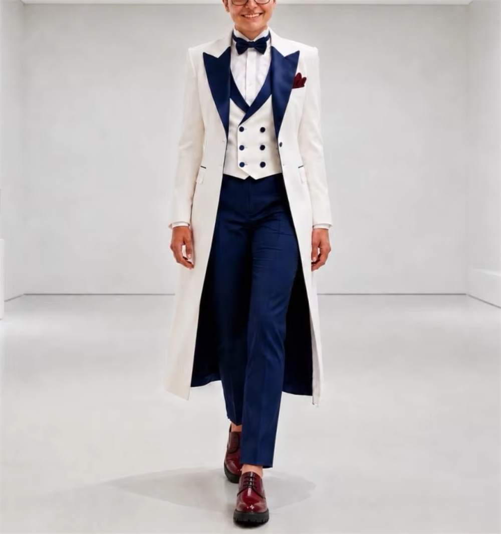 Navy Blue White Women's Jacket - Women'S Formal Wear Wedding review and price