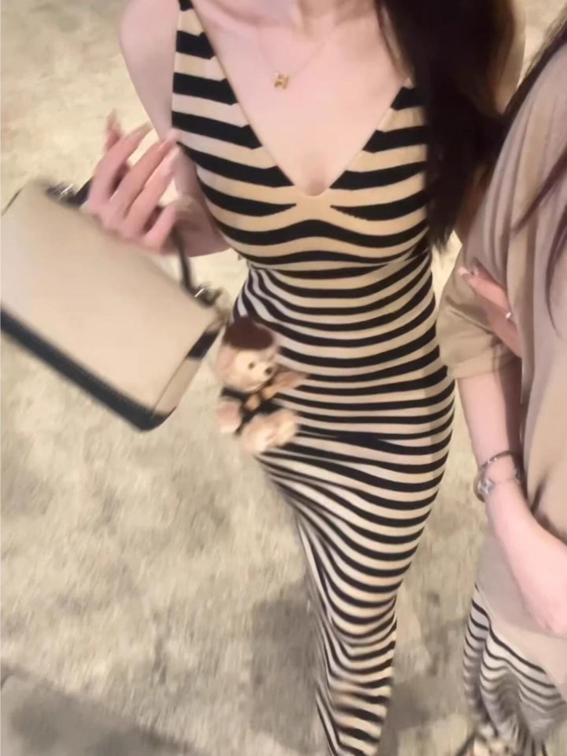 Summer Elegant Slim Fit V-Neck - Wrap Dress Work review and price